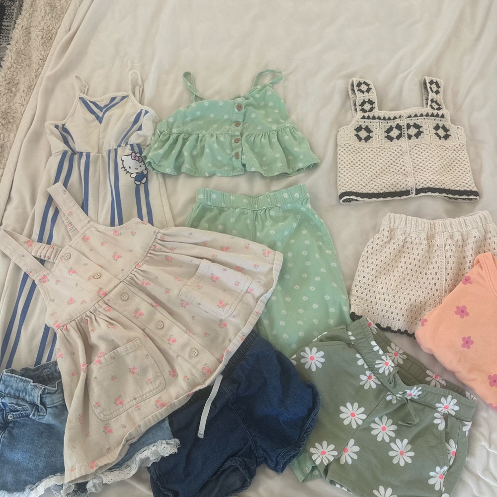 H&M Kids Matching Sets - Green, Blue, Cream, Pink